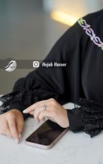 مانتو عبا مدل صدف کد 9658 - Image 3