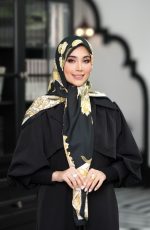 روسری رنگی طرح دار ابریشم تویل کد 1870 - Image 2