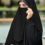 چادر مشکی مدل بحرینی مچ چین دار کد 20180