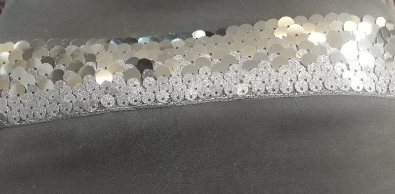 روسری مشکی کار شده تور دانتل کد 2522 - Image 5