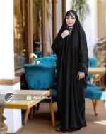 چادر مشکی گلدوزی شده کد 3000 - Image 2