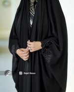 چادر مشکی عربی گلدوزی شده کد 3036