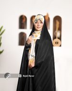 چادر مجلسی سوالون طرح دار کد 9030 - Image 2