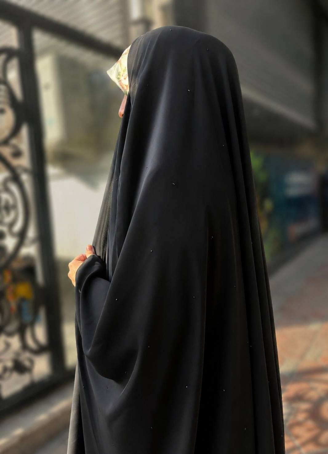 file_00000000db7881f5aff2970c0085fc19 چادر مشکی عربی دون پاش کد 3500 - Image 1
