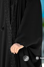 چادر مشکی عربی گلدوزی شده کد 3001 - Image 2