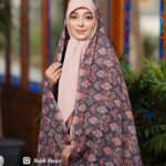 چادر رنگی وال نخی کد 7090