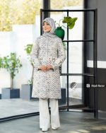 مانتو ژاکارد مجلسی دلارام کد 40220