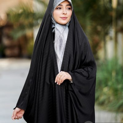 قواره چادر سیلک لاین لمه ساده کد 6295