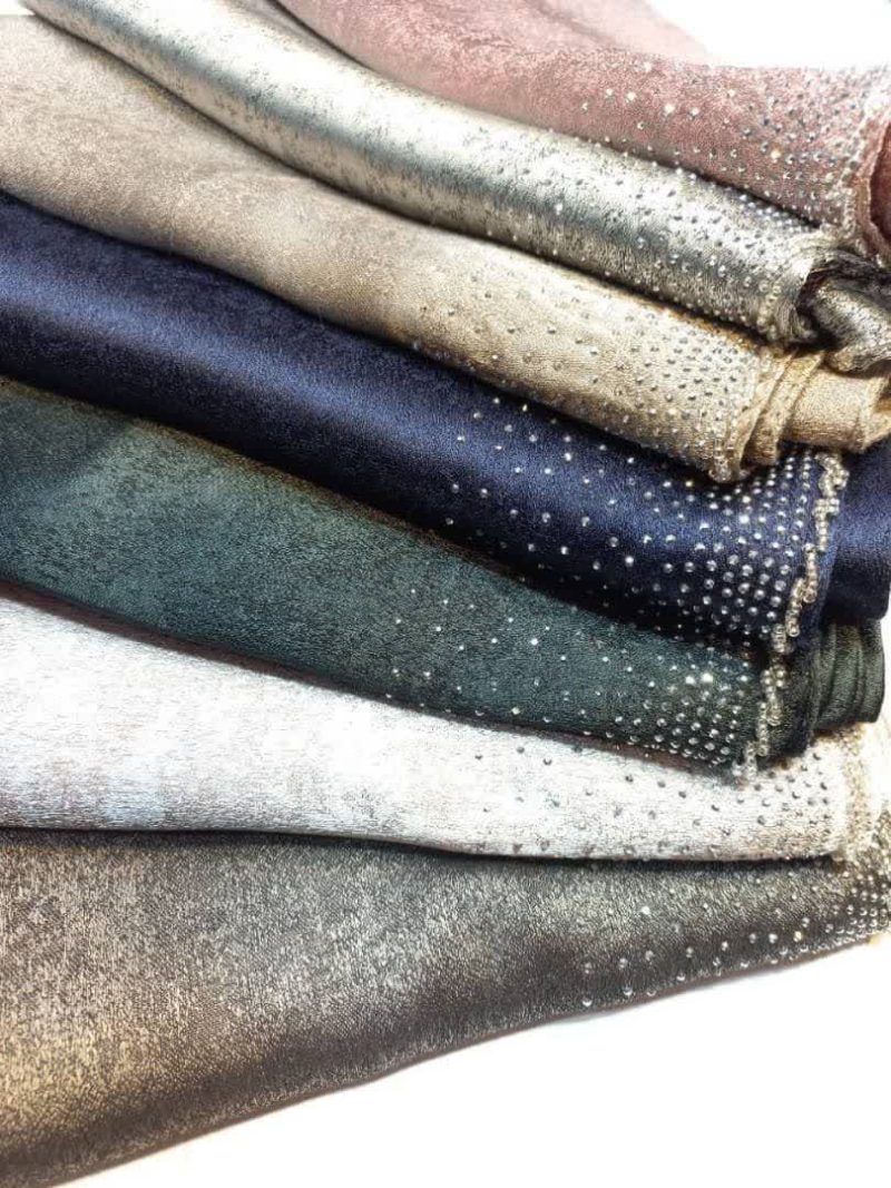 روسری رنگی پتینه نگین دار کد 2155 - Image 1