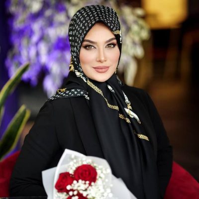 روسری رنگی طرح دار ابریشم ژاکارد کد 2154