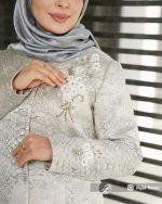 مانتو ژاکارد مجلسی کد 40221 - Image 3