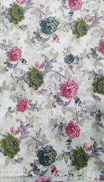 چادر کرپ حریر رنگی کد 1153 - Image 2