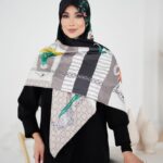 روسری نخ تویل کد 26100