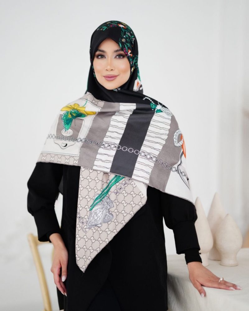 روسری نخ تویل کد 26100 - Image 1