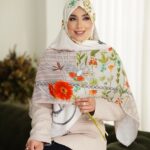 روسری نخ تویل کد 26102