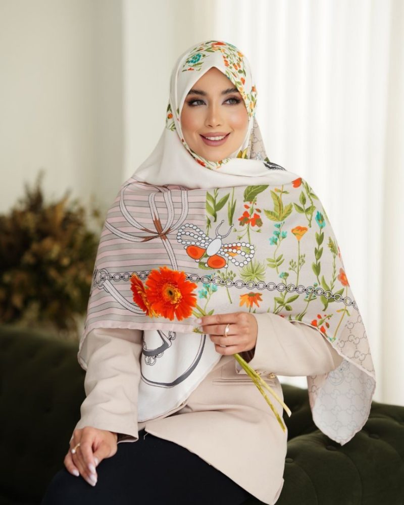 روسری نخ تویل کد 26102 - Image 1