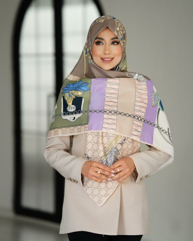 روسری نخ تویل کد 26103 - Image 1