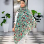 روسری نخی اسپان منگوله دار کد 26106