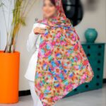روسری نخی اسپان منگوله دار کد 26108