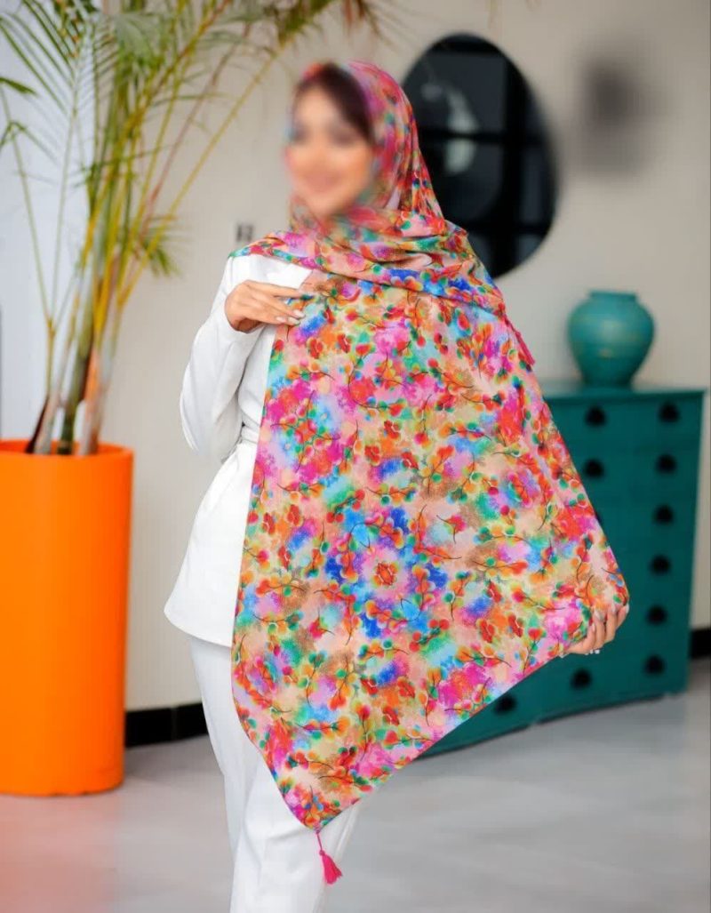 26106 روسری نخی اسپان منگوله دار کد 26108 - Image 1