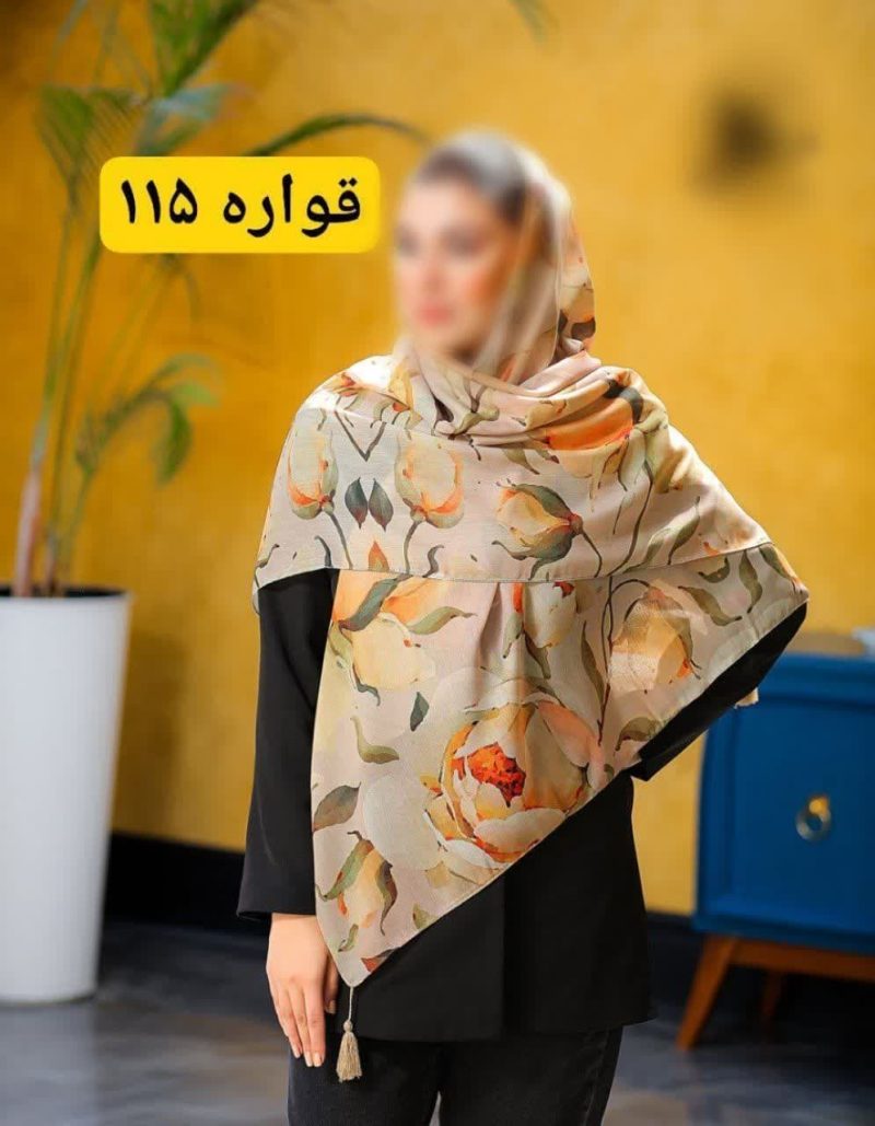 روسری نخی اسپان منگوله دار کد 26109 - Image 1