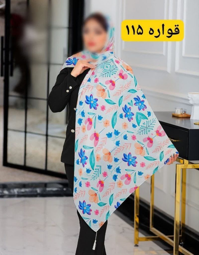 روسری نخی اسپان منگوله دار کد 26113 - Image 1