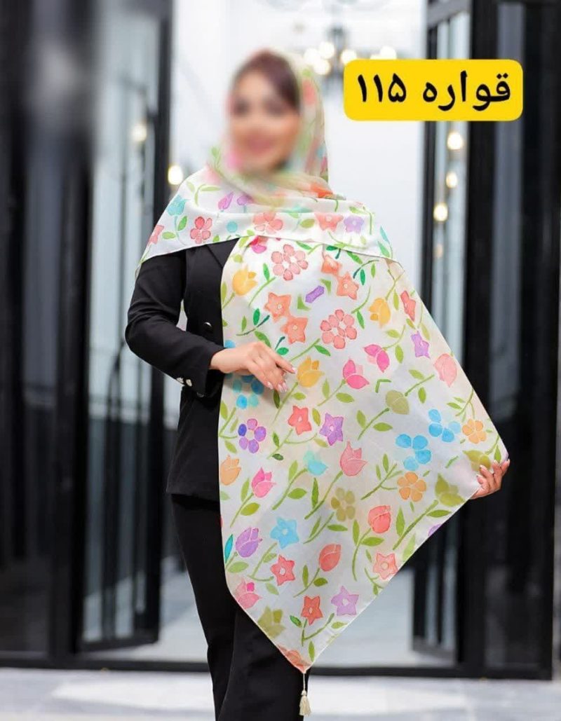 26114 روسری نخی اسپان منگوله دار کد 26114 - Image 1