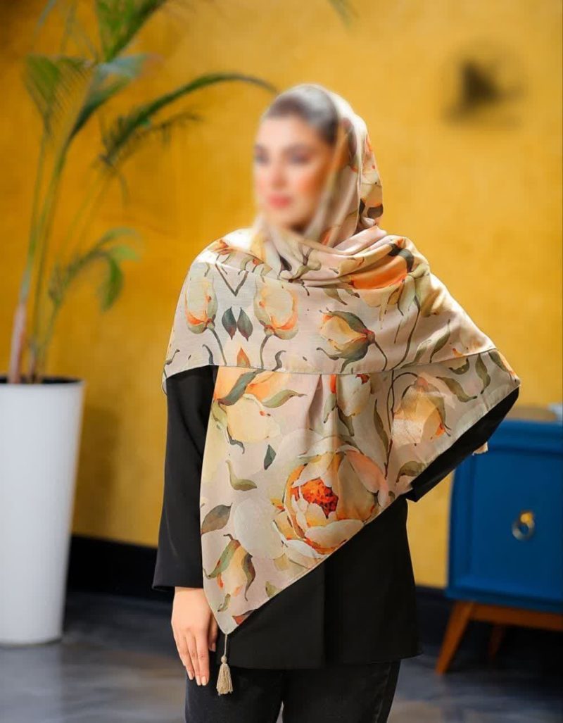 روسری نخی اسپان منگوله دار کد 26110 - Image 1