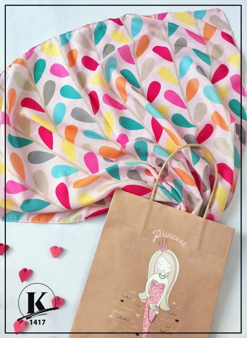 26117 روسری نخی دخترانه اسپان منگوله دار کد 26118 - Image 1