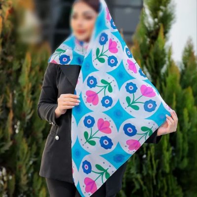 روسری نخی دخترانه اسپان منگوله دار کد 26122