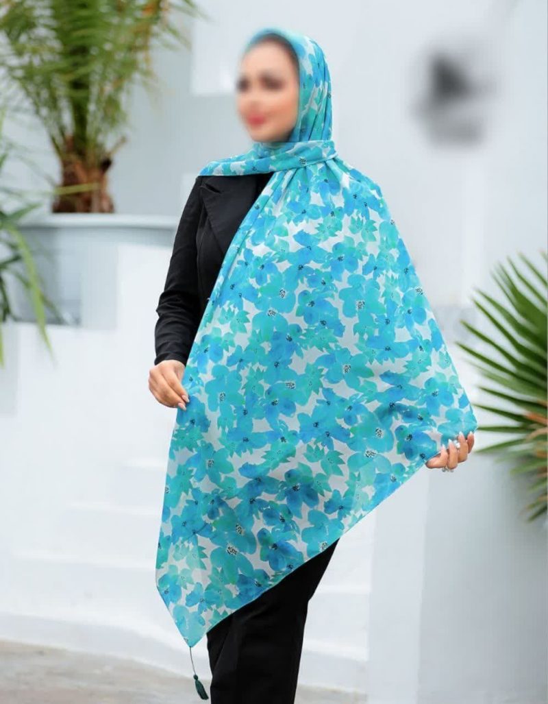 روسری نخی اسپارتان منگوله دار کد 2683 - Image 1