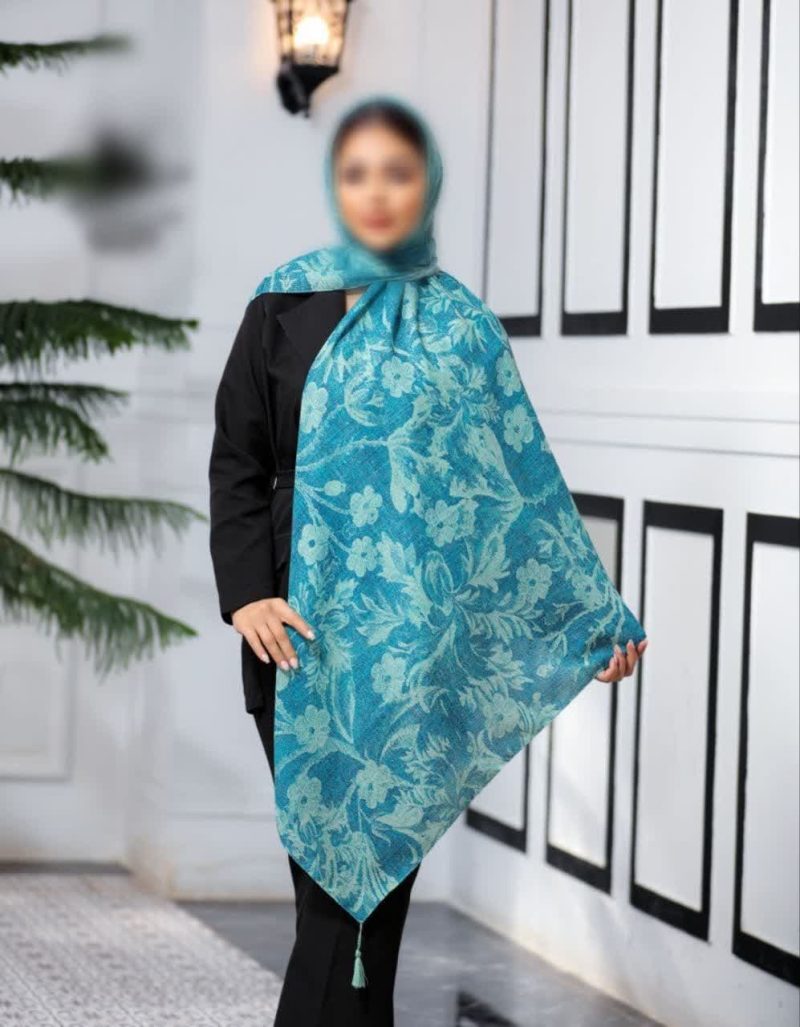 روسری نخی اسپارتان منگوله دار کد 2684 - Image 1