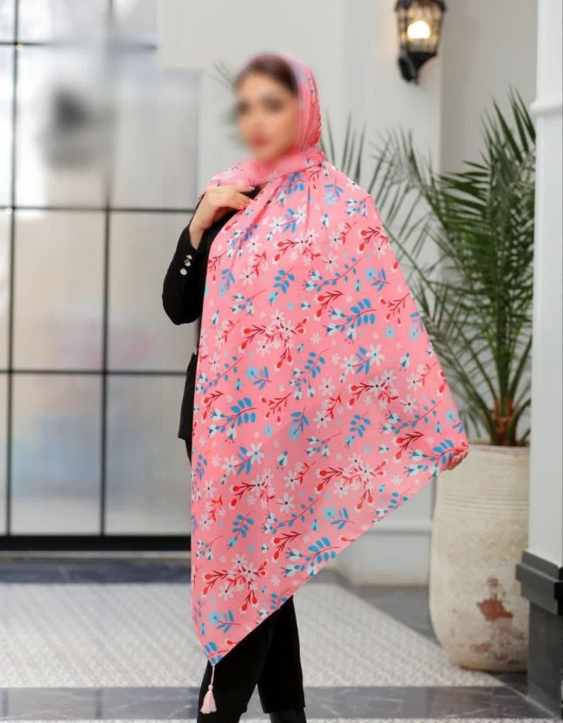 روسری نخی اسپارتان منگوله دار کد 2685 - Image 1