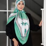 روسری نخ تویل کد 2690