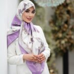 روسری نخ تویل کد 2691