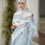 روسری نخ تویل کد 2693