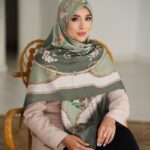 روسری نخ تویل کد 2695