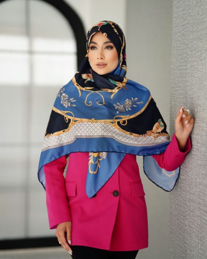 روسری نخ تویل کد 2696 - Image 1