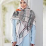 روسری نخ تویل کد 2698