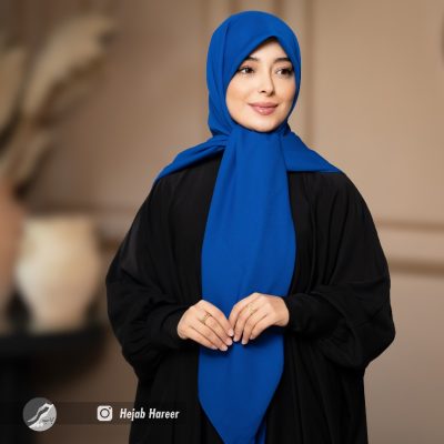 روسری رنگی ساده کرپ حریر کد 518