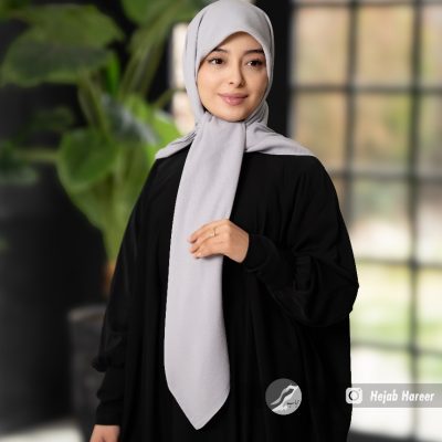 روسری رنگی ساده کرپ حریر کد 522