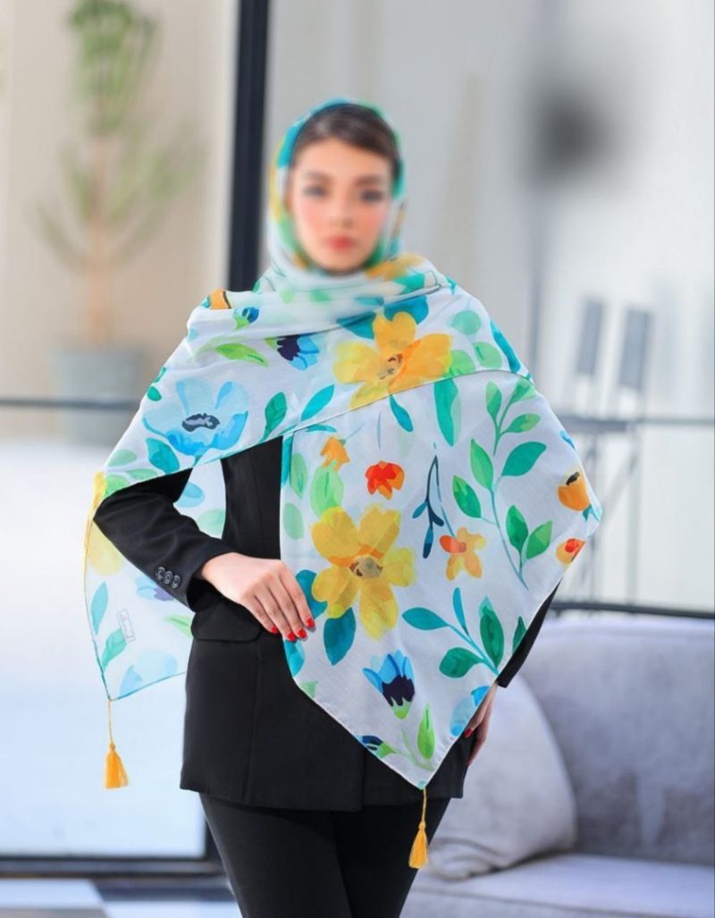 روسری نخی اسپان منگوله دار کد 26124 - Image 1