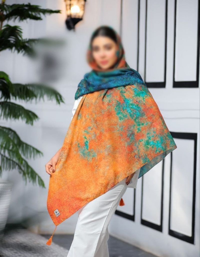 روسری نخی اسپان منگوله دار کد 26127 - Image 1