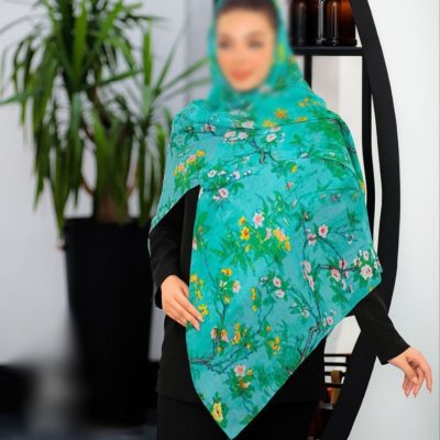 روسری نخی اسپان منگوله دار کد 26131