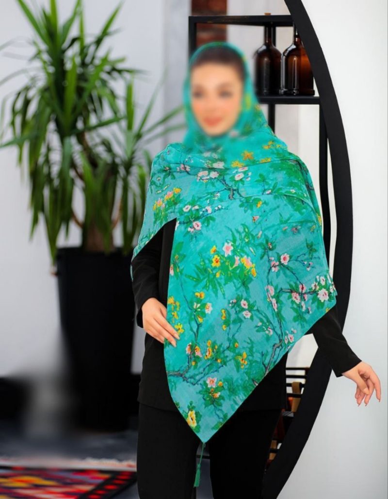 روسری نخی اسپان منگوله دار کد 26131 - Image 1