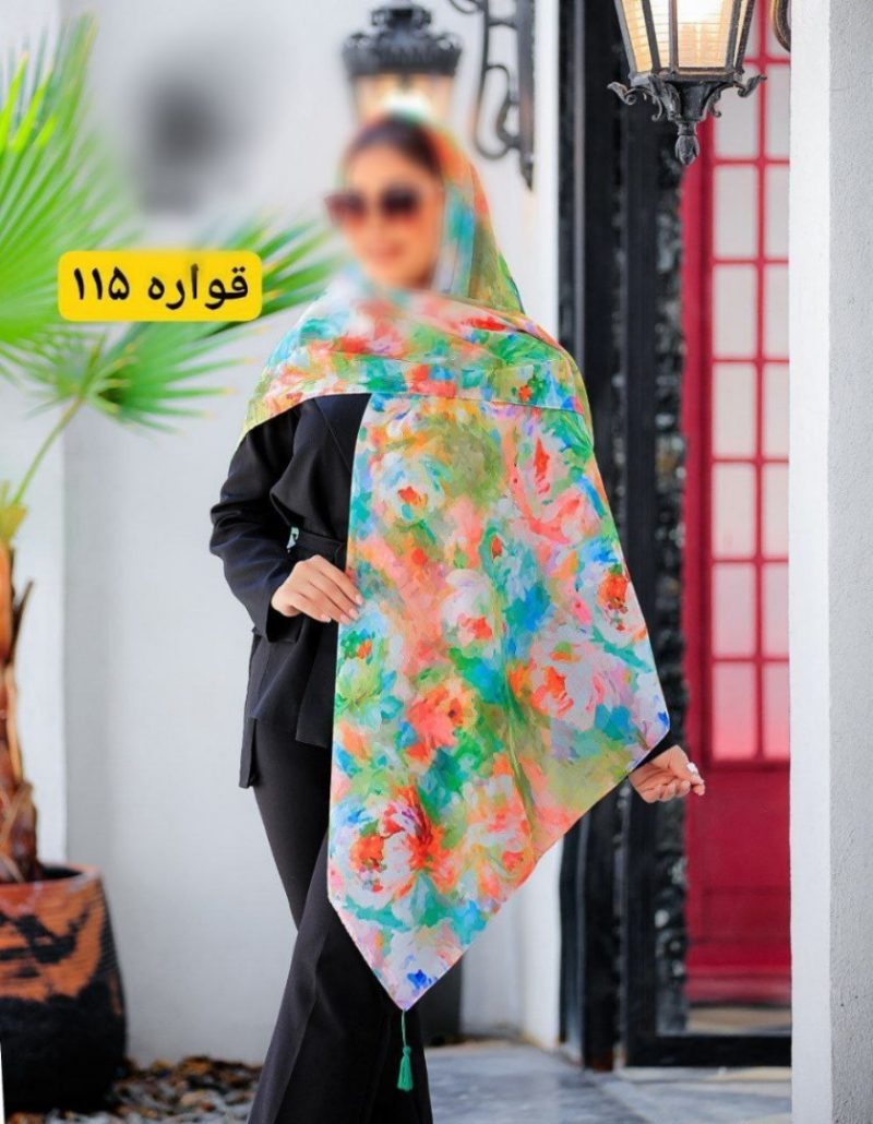 روسری نخی اسپان منگوله دار کد 26136 - Image 1