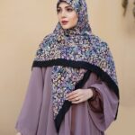 روسری نخی گُلدار کد 26147