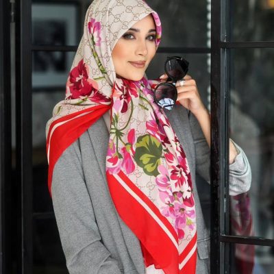 روسری وال ترک منگوله دار کد 26155