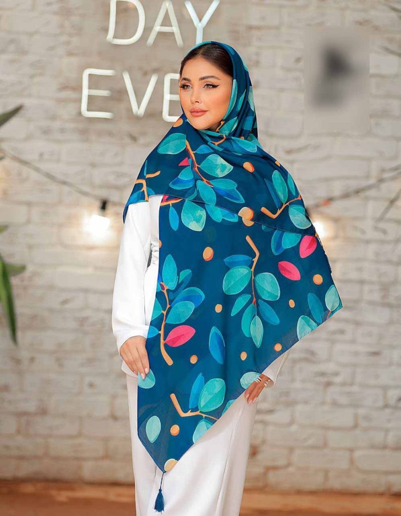 26173 روسری نخی اسپان منگوله دار کد 26173 - Image 1