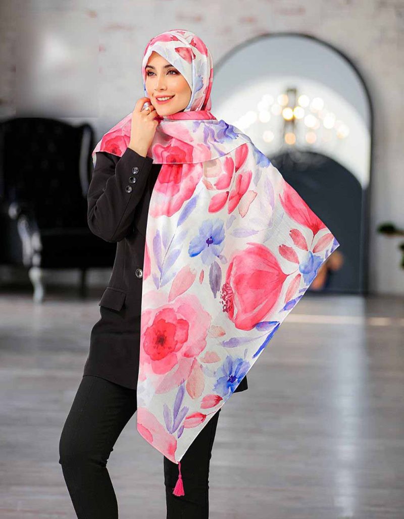 روسری نخی اسپان منگوله دار کد 26174 - Image 1